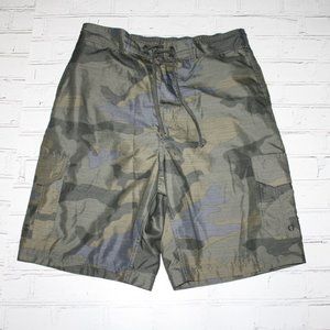 🌊🩳Wave Zone Camo Swim Trunks · Size M